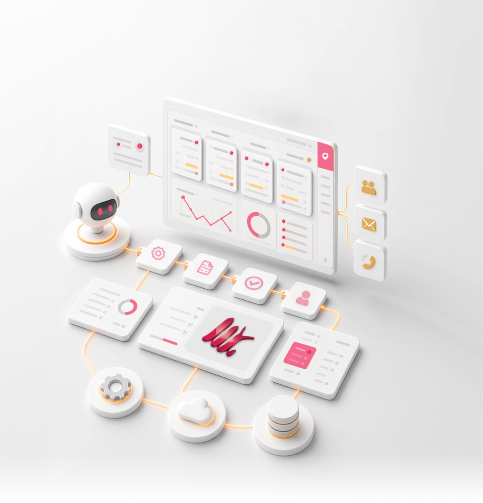 Webtrendz technology platform illustration