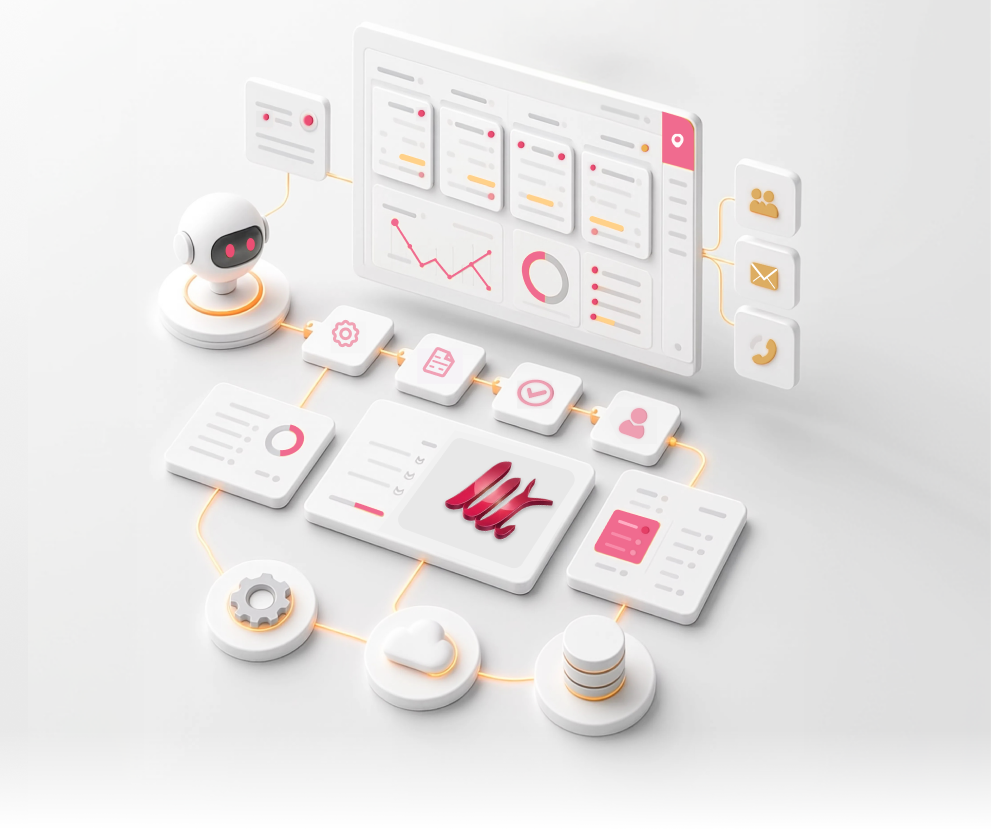 Webtrendz technology platform illustration
